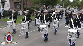 Mourne Young Defenders FB @ Rathcoole Protestant Boys FB 15th Anniversary Parade 29/06/24