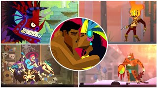 Guacamelee! Super Turbo Championship Edition - All Bosses (All Ending)