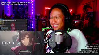 Reacting to "【GhostFinal】HIKARI 「Punishing: Gray Raven OST Official" | Twitch React Tuesday