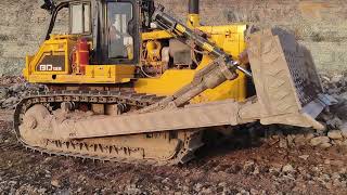 माइंस में बुलडोजर कैसे काम करता है #work New BEMLDOZER BD155 Model# new #video Shiva Dozer mechanic🙏