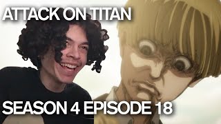 non weeb reacts to attack on titan season 4 episode 18