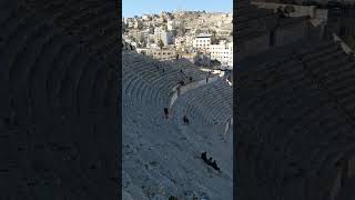 A view from the top of the Roman amphitheater in Amman.