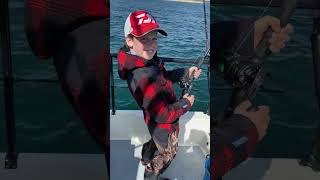 Raw Footage - Young Boy Battling a Large Conger Eel on Light Tackle - with @tridentcharters