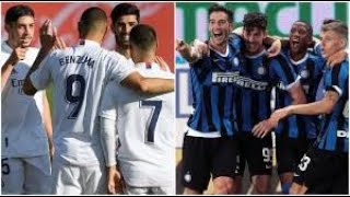 real madrid vs inter milan:but ben zema هدف كريم بنزما في مرمى الانتر