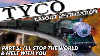 Vintage Tyco HO scale railroad layout restoration part 5: Soldering the rails