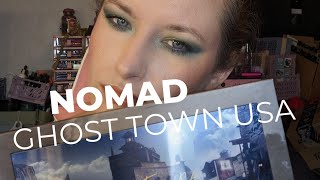 Nomad Ghost Town USA palette! Swatched and creating a look! #makeup #beauty #nomadcosmetics #indie