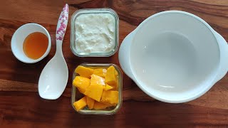 DIY Homemade Mango Yogurt | Recipe to make easy and tasty food