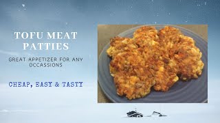 Easy Crispy and Savory Meat and Tofu Patties