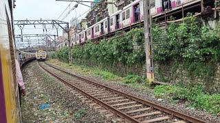 Panvel to Chhatrapati Shivaji || Mumbai local train journey * parallel race