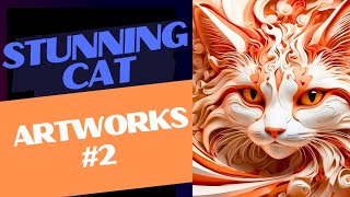 Captivating Cat Art Showcase in 4 Minutes