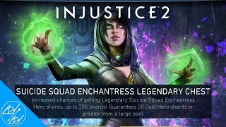 *NEW* Suicide Squad Enchantress Legendary Chest opening || Injustice 2 Mobile