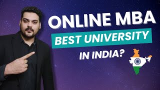 Online MBA Best University in India?