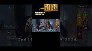 Old Ultimate Sets Crate Opening Coming Back In Pubg Mobile #shorts