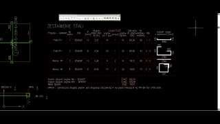 www.e-cad.pl - Graficzne Zestawienie Stali prętów kodowanych do rysunku DWG