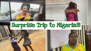 EMOTIONAL & DRAMATIC REACTIONS from my SURPRISE TRIP to NIGERIA | Part 2 #family #friends #surprise