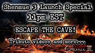 Shenmue 3 Launch Special and countdown to launch! Tribute videos  and more until 12am gameplay!