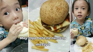 NAGLUTO AKO NG BURGER AND FRIES TARA FOOD TRIP|FOOD VLOG|I'm a Happy Mom PH