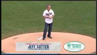 2015 Minnesota Twins First Pitch - Mickman Brothers