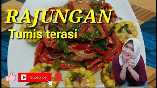 Kepiting rajungan diolah seperti ini lebih enak || rajungan tumis terasi