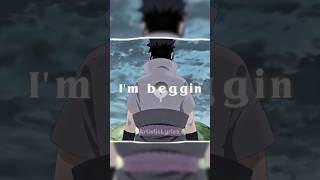 Beggin - Maneskin | Naruto vs Sasuke | Lyrics short | #songlyrics #shorts