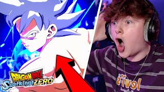 ULTRA INSTINCT GOKU COMING TO SPARKING ZERO!!!! (Dragon Ball Sparking Zero Trailer Reaction)