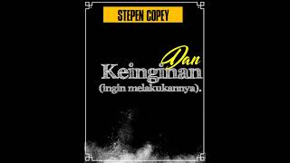 Stepen Copey#2Kuncinya bukanlah memprioritaskan