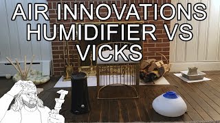 Air Innovations Cool Mist Humidifier Review & Comparison to Vicks (Vaporizer vs Humidifier)