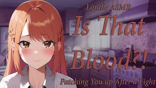 ASMR Patching You Up After a Fight [friends to lovers] F4A