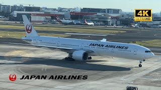 JAPAN AIRLINES B777-300 JL52 Business Class - Sydney to Tokyo (Haneda) (4K)