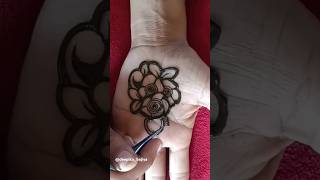 Front Hand New Flower Mehndi Designs   मेहंदी  लगाना हुआ आसान #mehandi #mehindi #hennadesign