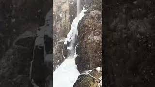 Jarogo waterfall in snow season # kpk swat 🤙🇵🇰❤️