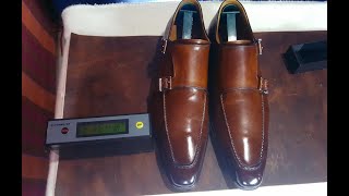 ASMR Shoe Shine Magnanni Double Monk 4k Binaural Mic