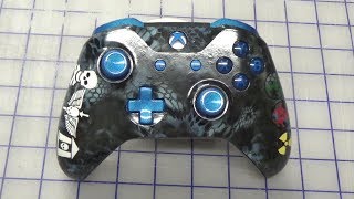 Custom Warhammer Xbox One Controller Makeover - Hydrographics and Coatings