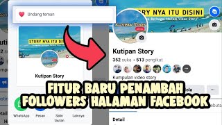 Fitur penambah followers halaman facebook terbaru 2023‼️