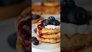 Cottage Cheese Pancakes 🥞… #cottagecheesepancakes #pancakes #pancakerecipe #cottagecheese #tasty