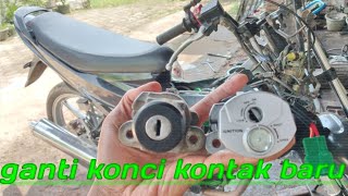 cara ganti konci kontak satria fu