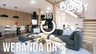 Projekt domu Weranda dr-S - Panorama 360º