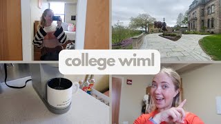 college week in my life: productive, senior year, vlog | university of scranton