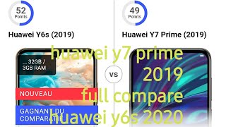 HUAWEI Y6S ALL COMPARE HUAWEI Y7 PRIME 2019