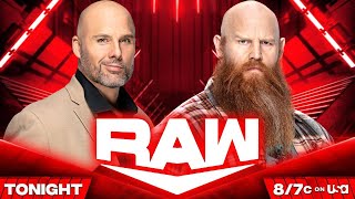 Adam Pearce VS Erick Rowan (Raw #5 WWE 2K24)