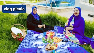 picnic day/نزهة بسيطة مع العائلة /روتيني ليوم /خرجنا حوسنا بلاصة رائعة /ارواحو شوفو واش حضرت