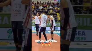 DIMAS SAPUTRA 🔥 #dimassaputra #rivannurmulki #voli #volimania #volleyball #volitarkam #voliindonesia