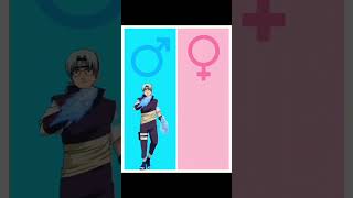 Naruto Characters Gender Swap 🥰//"No mercy" 🙂 #shorts #anime #viral