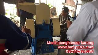 Mesin penghancur karung semen