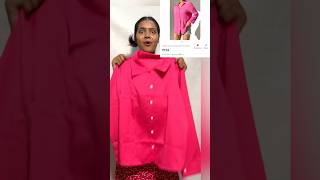 Meesho shirt 👕 Review Only ₹124😱🤩😮 #shortsfeed #meeshofind #shortsonyoutube