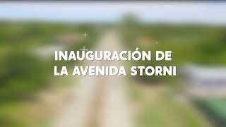 INAUGURACIÓN DE LA AVENIDA STORNI