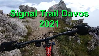 Signal Trail Gotschnagrat Flow Line Davos 2021 mtb