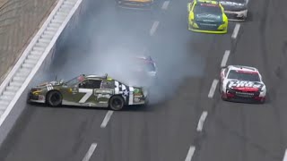 JUSTIN ALLGAIER CRASH - 2024 BETMGM 300 NASCAR XFINITY SERIES AT CHARLOTTE