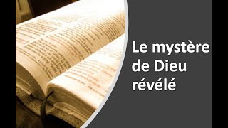 Le mystère de Dieu révélé - Sébastien Beaulieu 2021