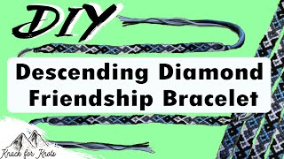 DIY Descending Diamond Friendship Bracelet